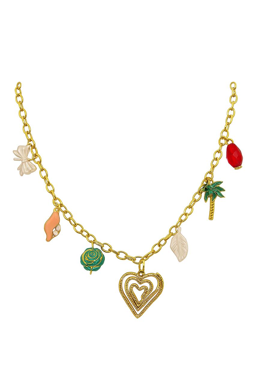 Gold Charm Necklace