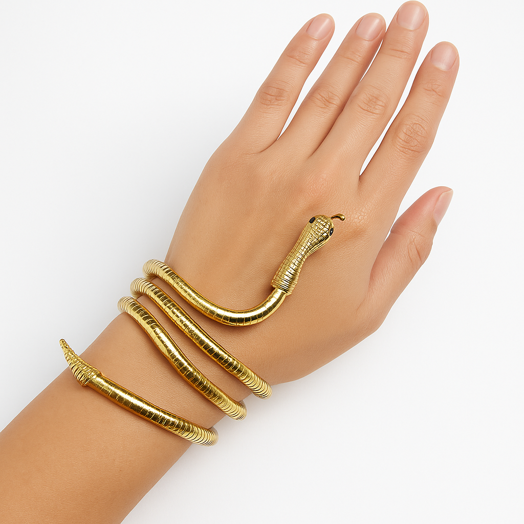 Snake Necklace| Snake Bracelet| Snake Jewellery Multipurpose Use