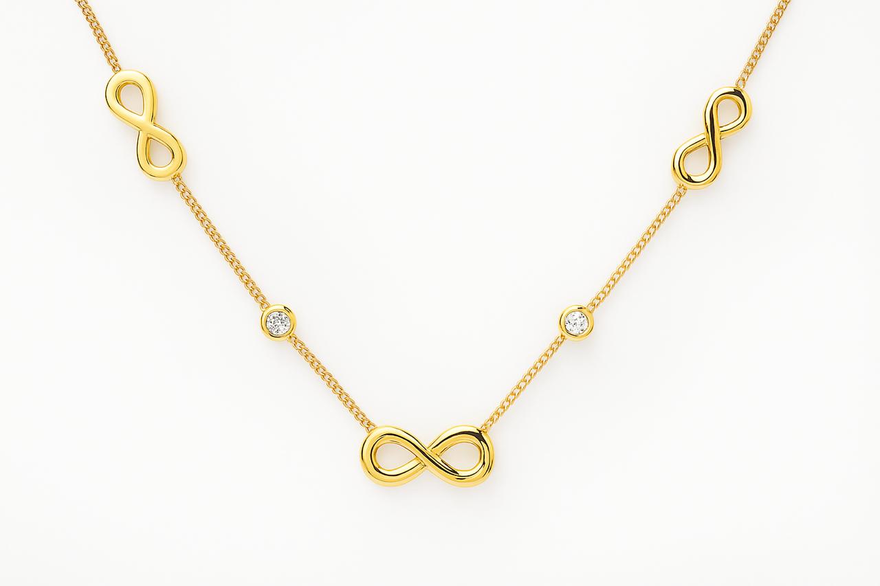 Gold Infinity Necklace