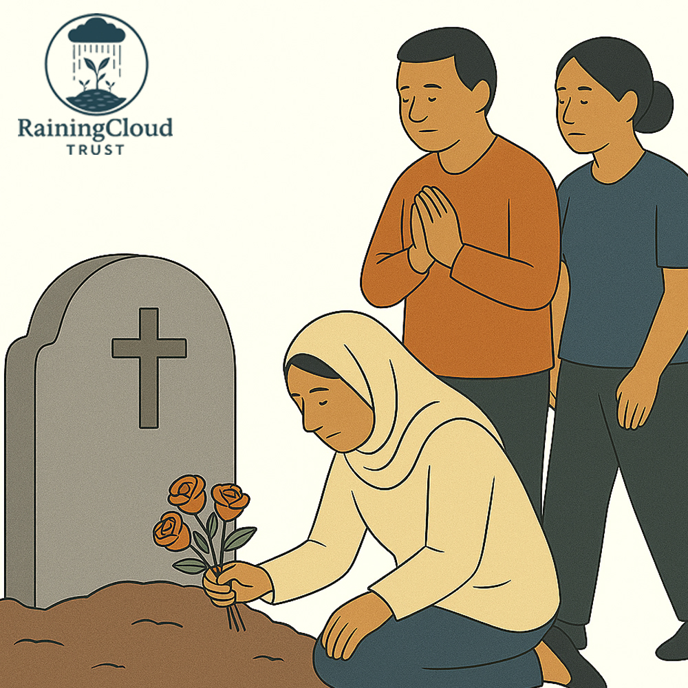 Last Homage and Funeral Marches on the grave