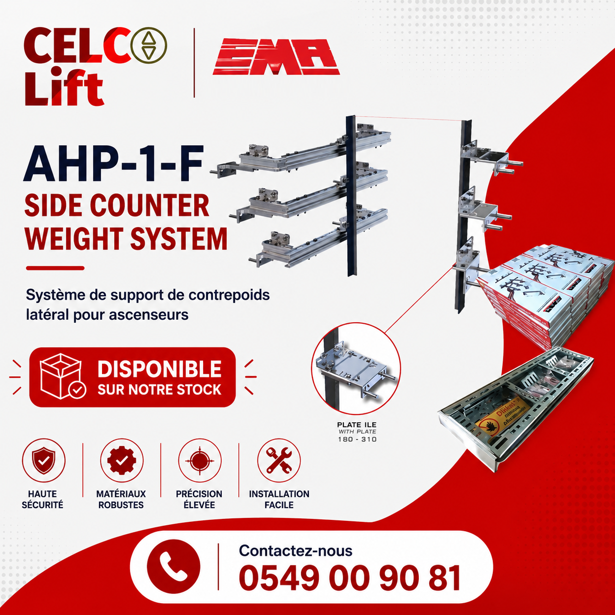 AHP-1-F Side Counter Weight System