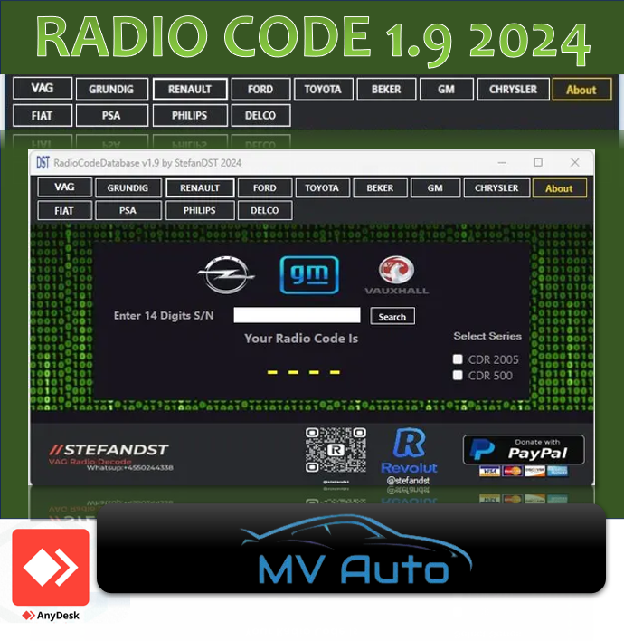 Radio Code Database 1.9 (2024)