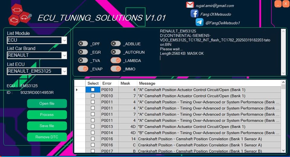 ECU TUNING SOLUTION V1.01