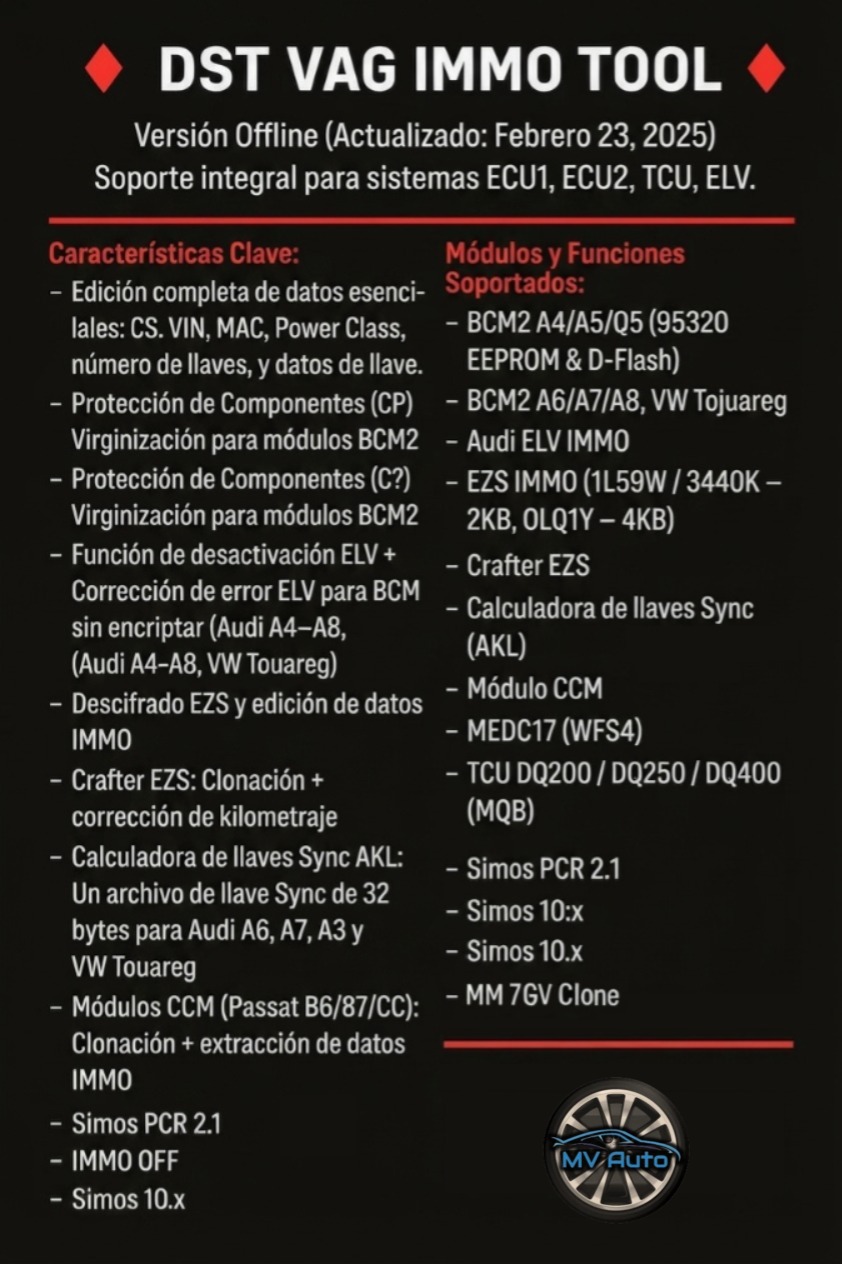 DST VAG IMMO TOOL