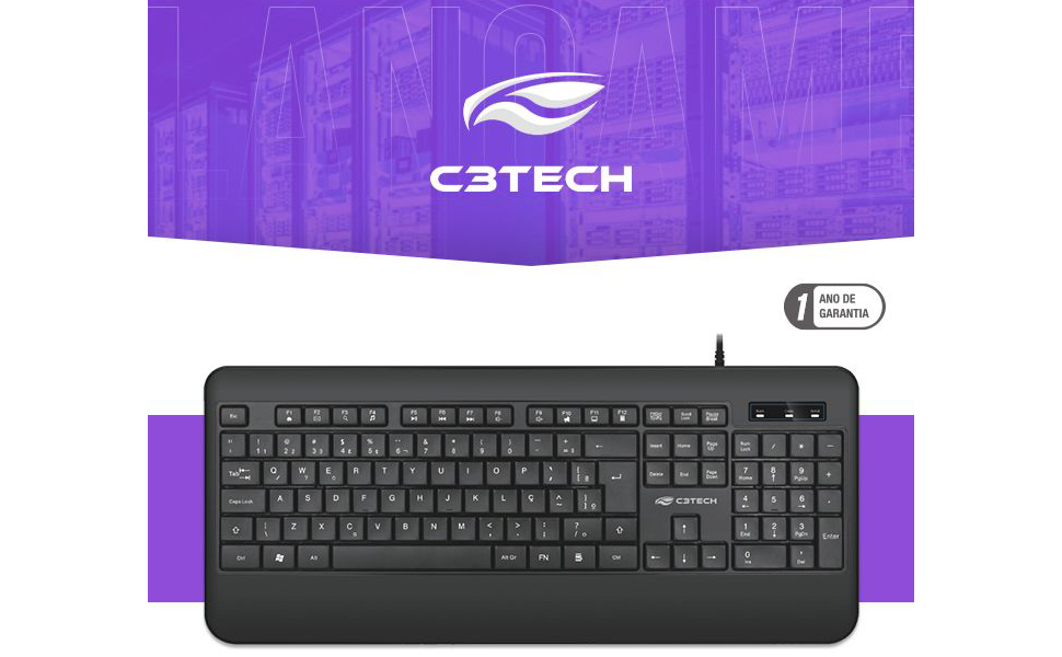 Teclado USB Multimídia KB-M10