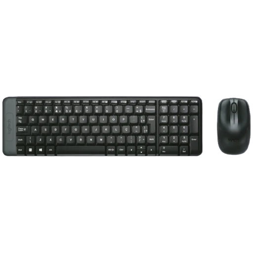 Teclado e mouse sem fio MK220 Logitech