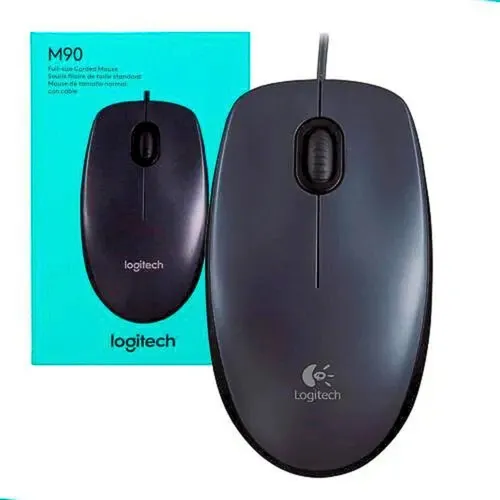 Mouse com fio M90 Logitech