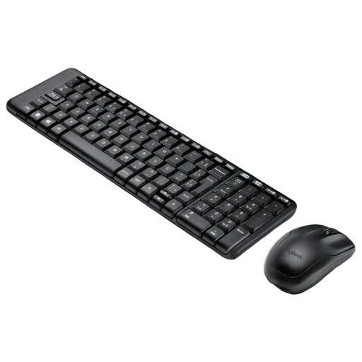 Teclado e mouse sem fio MK220 Logitech