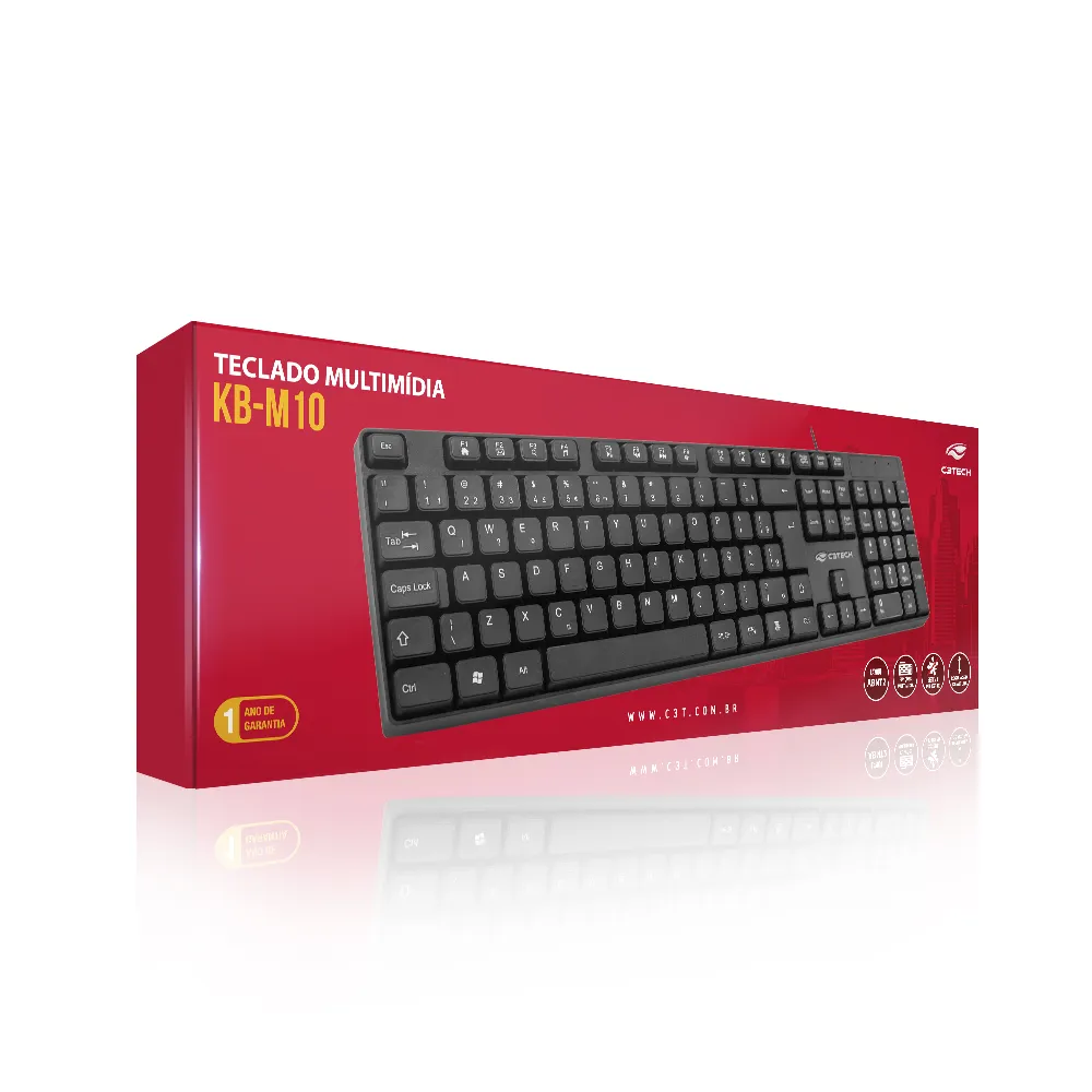 Teclado Multimídia KB-M10