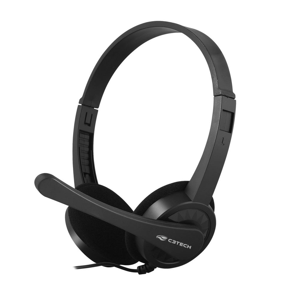 Headset P2 PH-02BK Preto C3PLUS