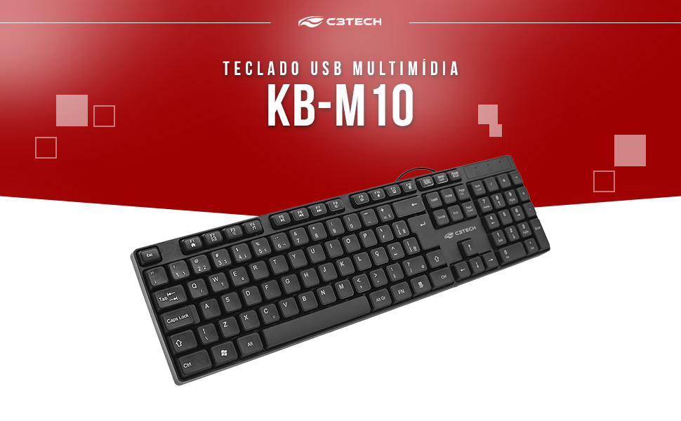 Teclado Multimídia KB-M10