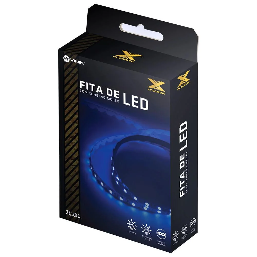 Fita de LED com conexão Molex - Azul 