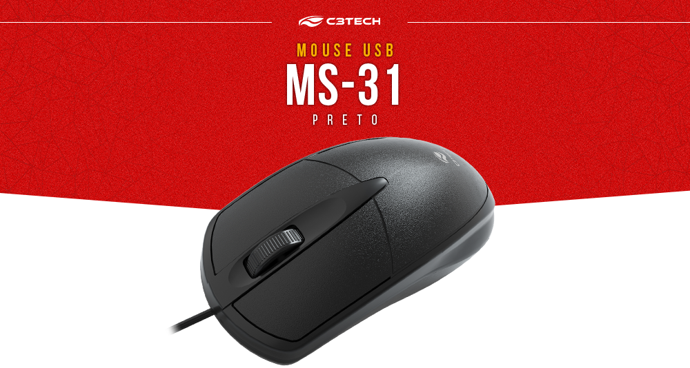 Mouse USB com fio MS-31