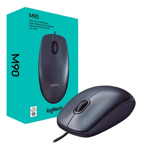 Mouse com fio M90 Logitech