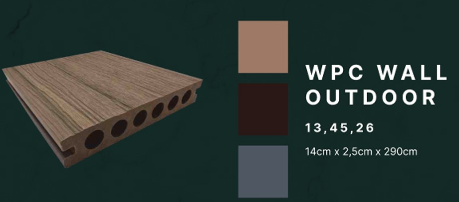 WPC Wandpaneel für den Außenbereich