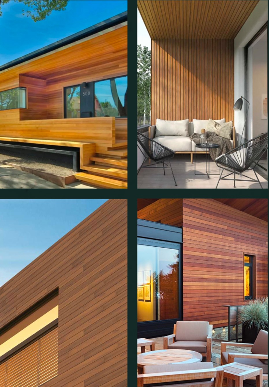 WPC Wandpaneel für den Außenbereich