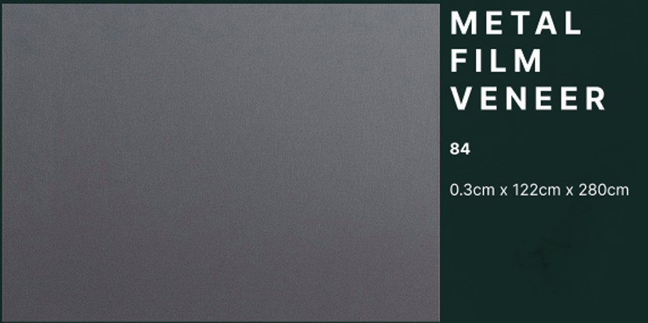 Metallfolie Furnier