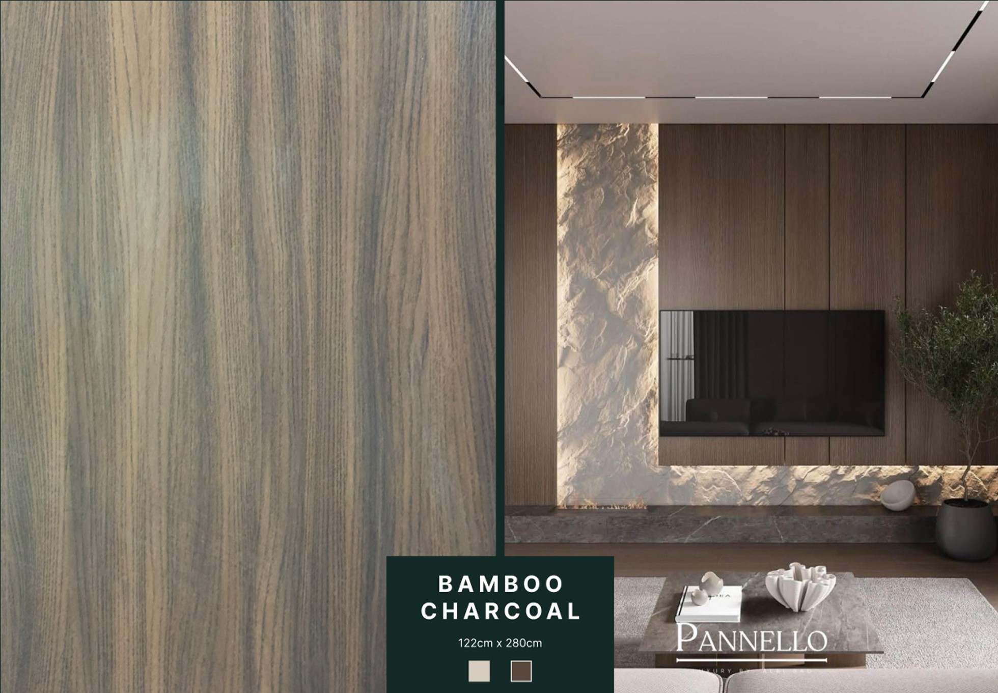 Bambus Wandverkleidung 