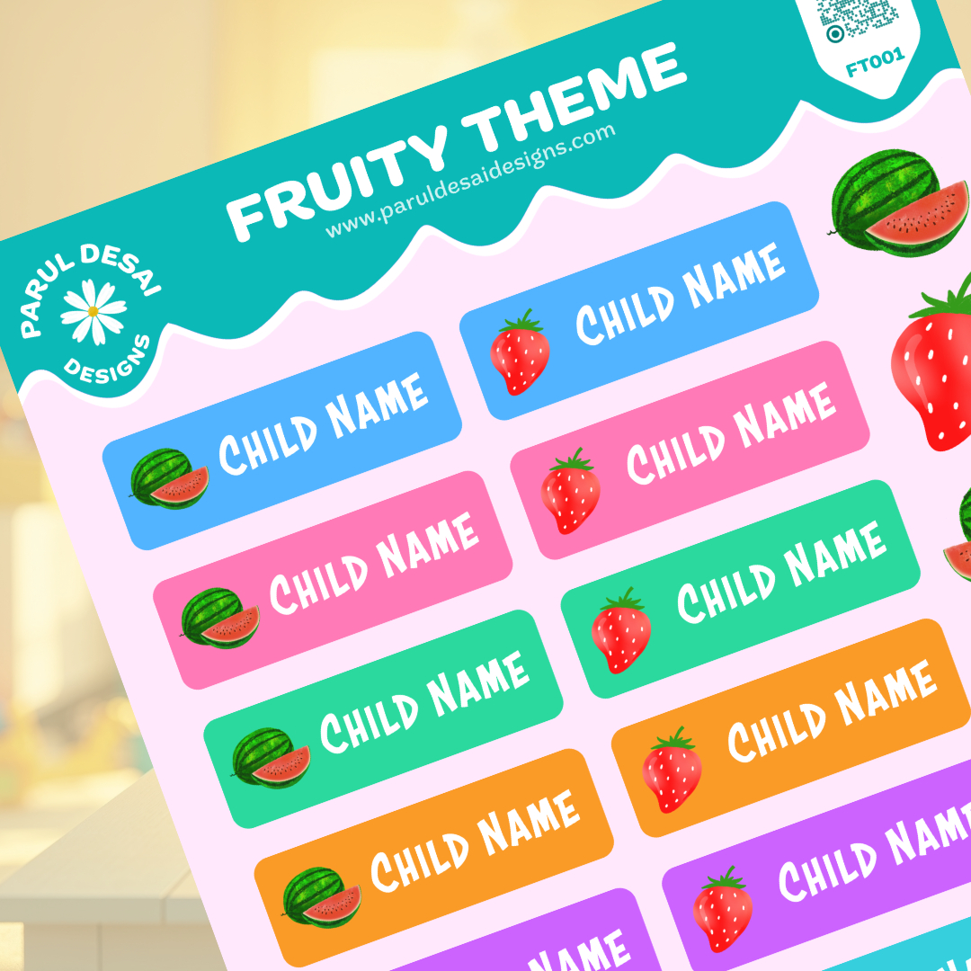 16 Personalised Labels – Small