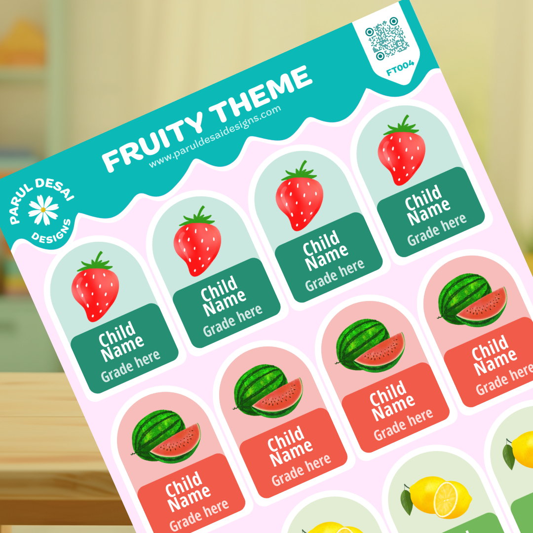 12 Personalised Labels – Large