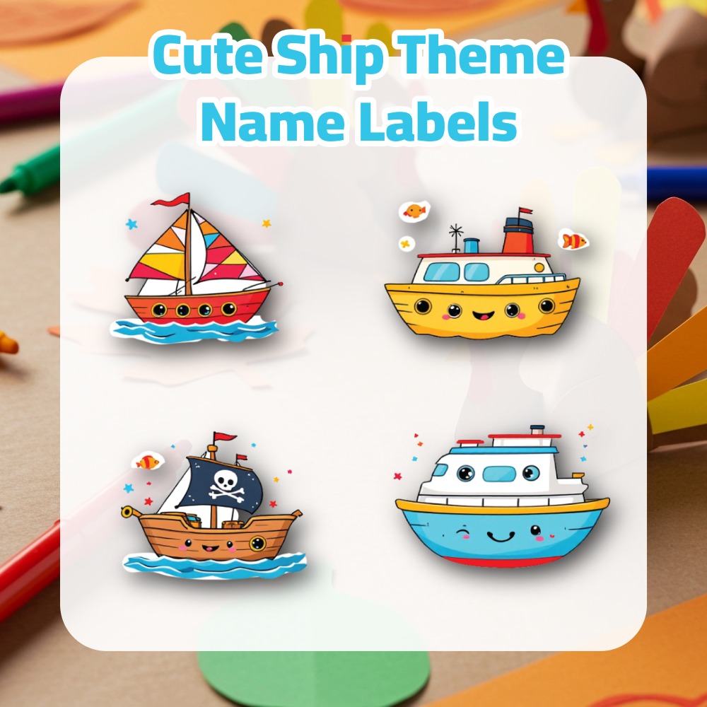 Transport Labels for Kids - PDF Download