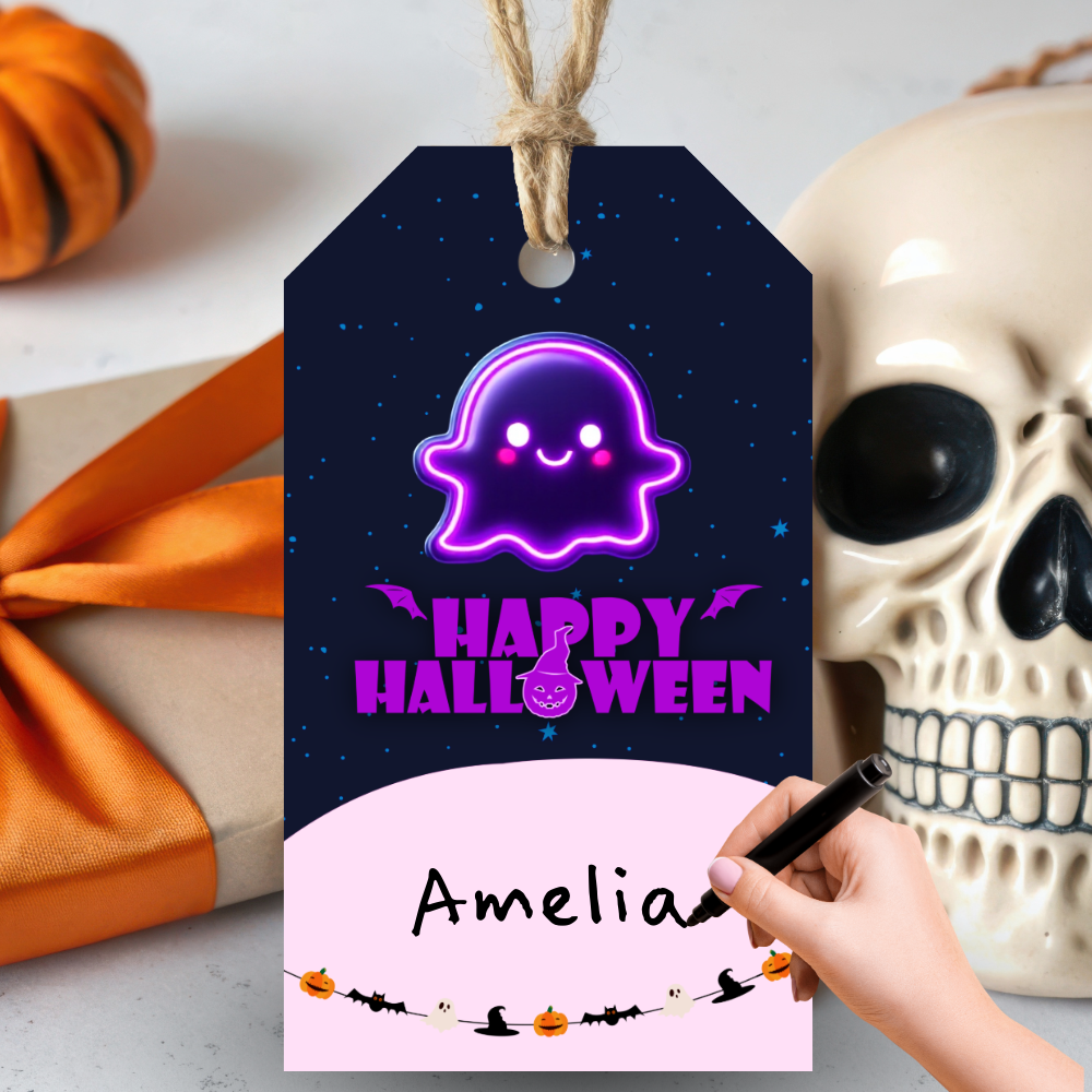 Halloween Gift Tags Printable - Digital Download