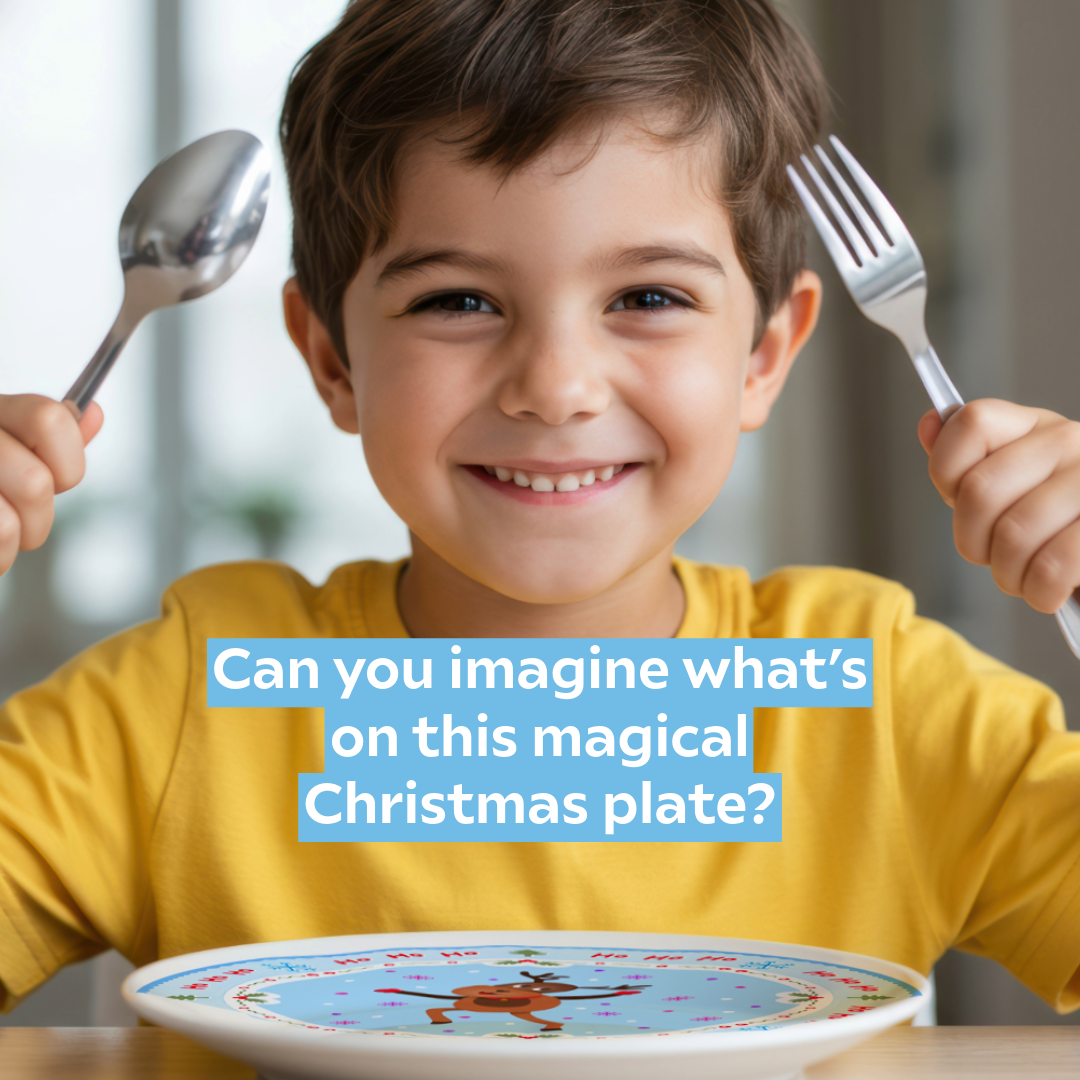 Christmas Reindeer Plate Design – Instant PNG Digital Download