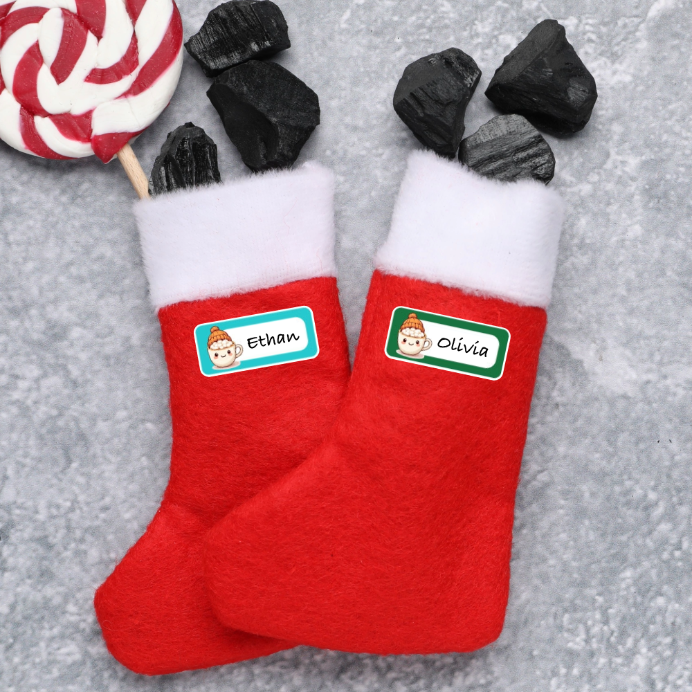 Festive Labels for Easy Gifting, Holiday Handouts & Classroom Treats