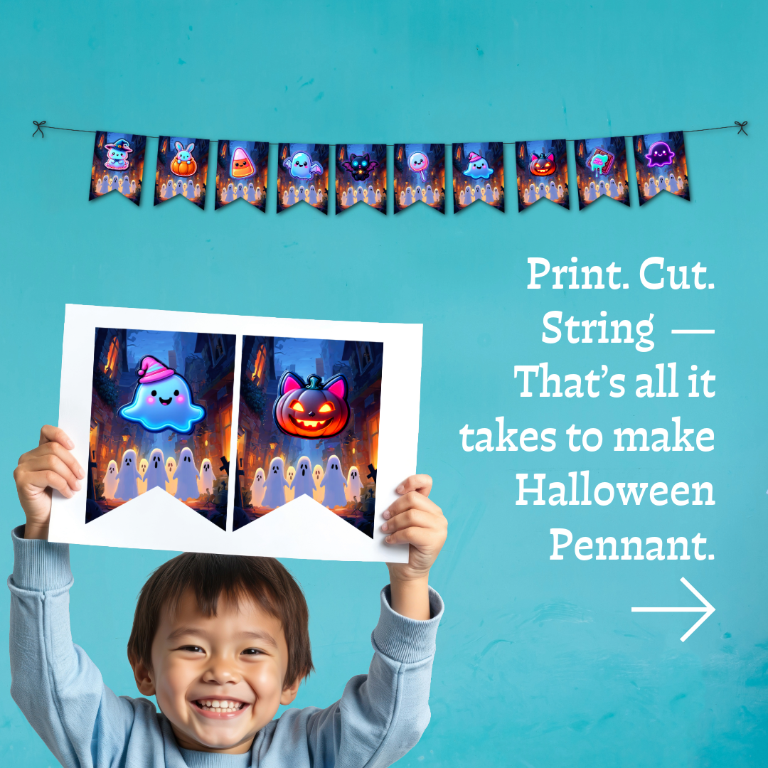 Printable Halloween Banner – Cute, Spooky & Easy DIY Halloween Decor