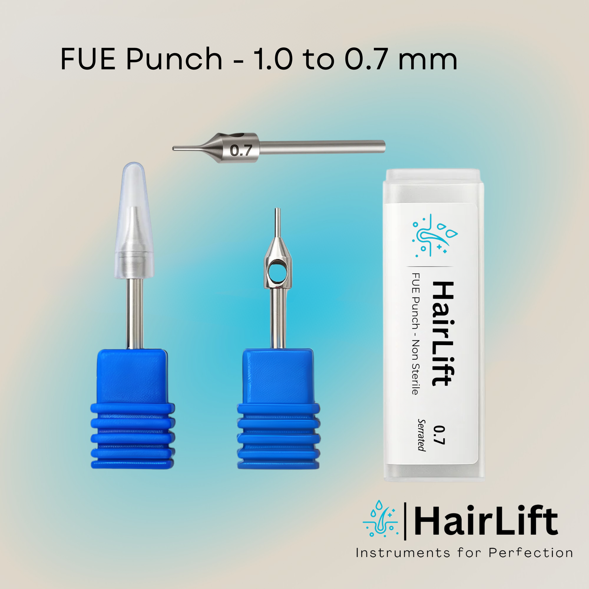 FUE Punch - 1.0 mm to 0.7 mm