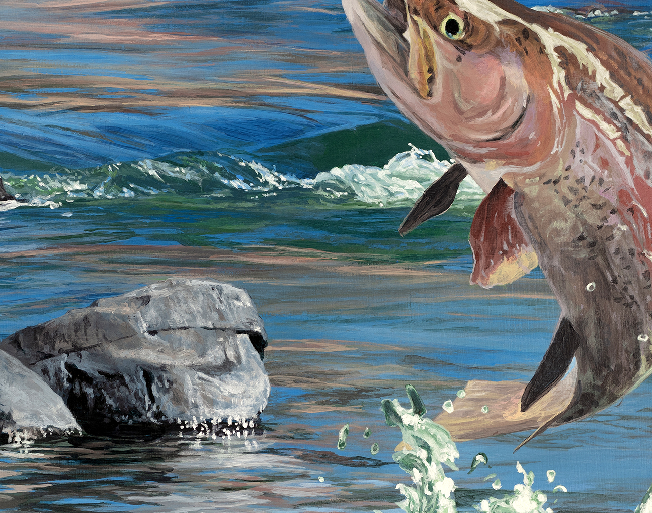 Fire River II Signed Limited Edition Giclée