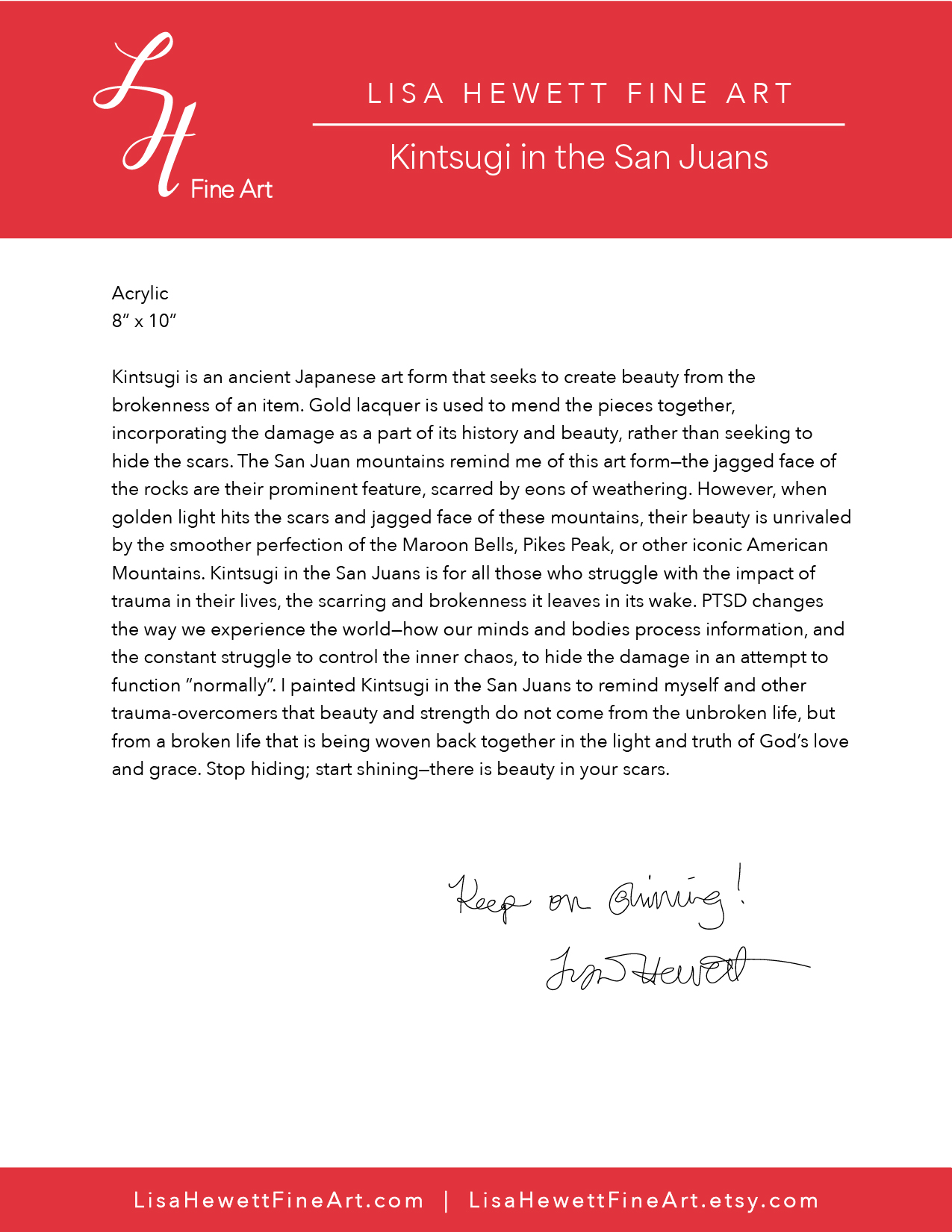 Kintsugi in the San Juans 