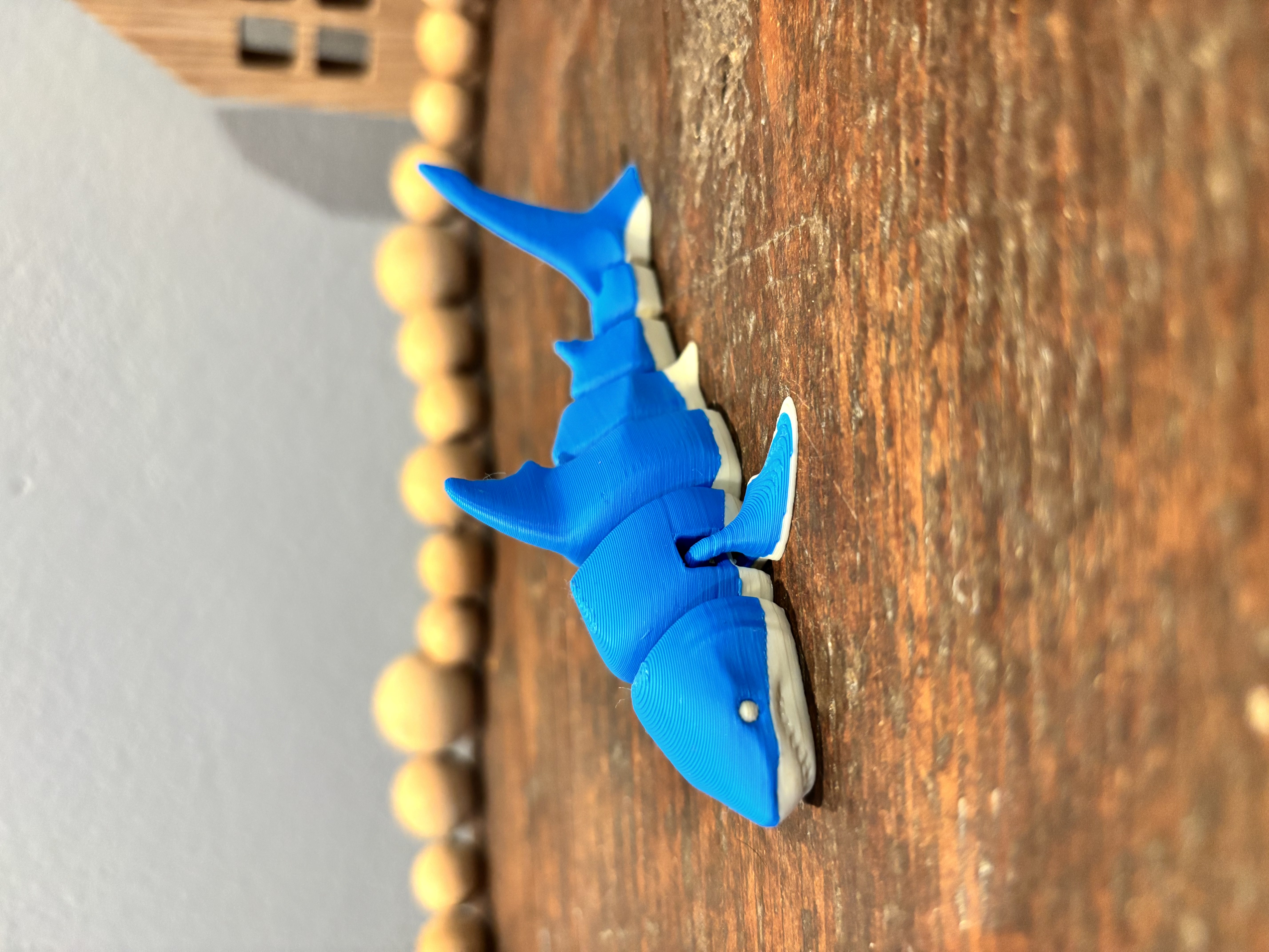 Colorful Shark Figurine
