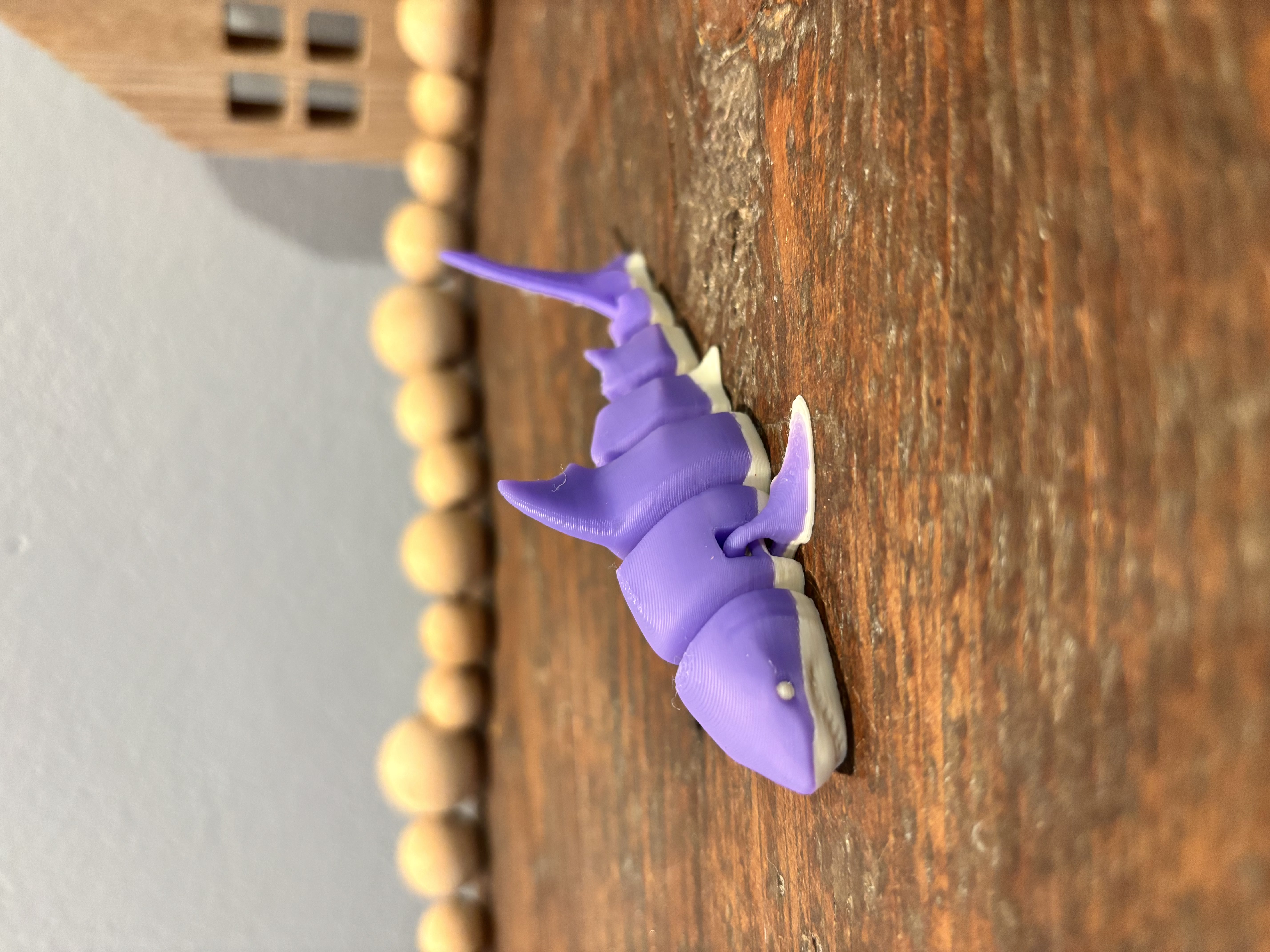 Colorful Shark Figurine