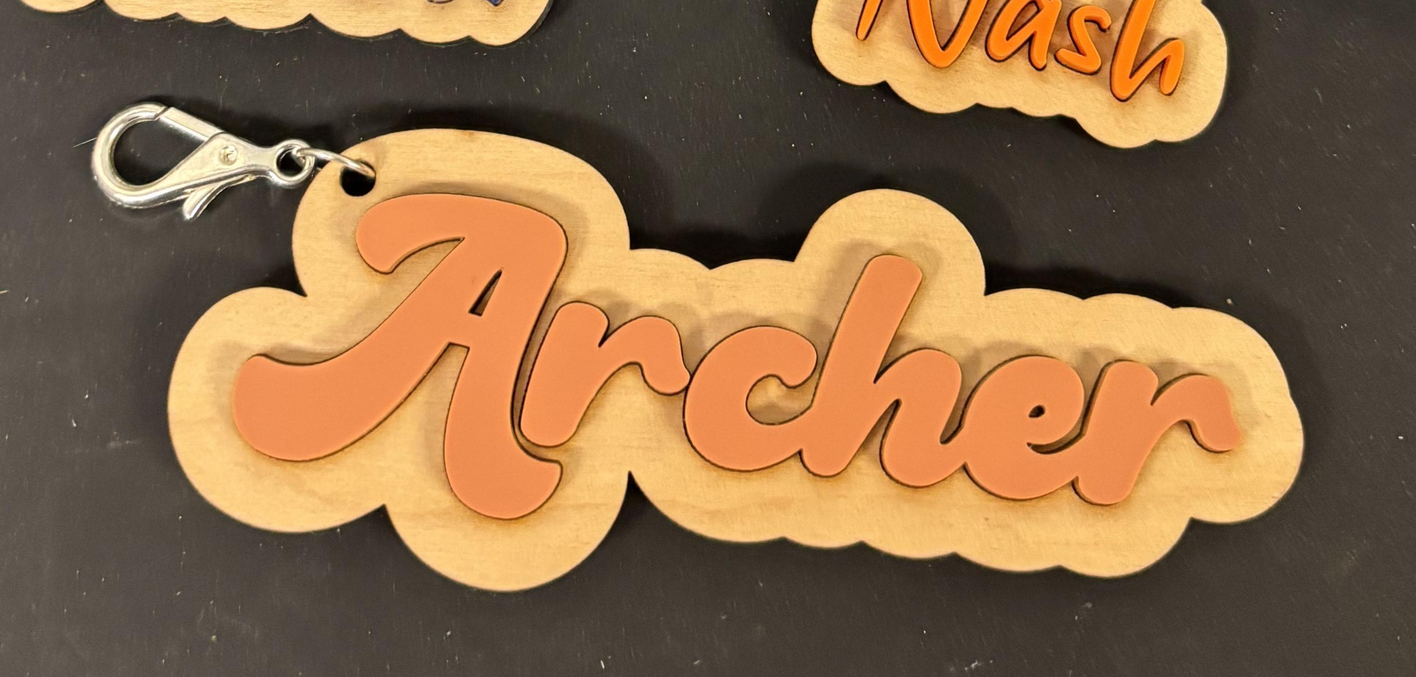 Custom Name Keychains