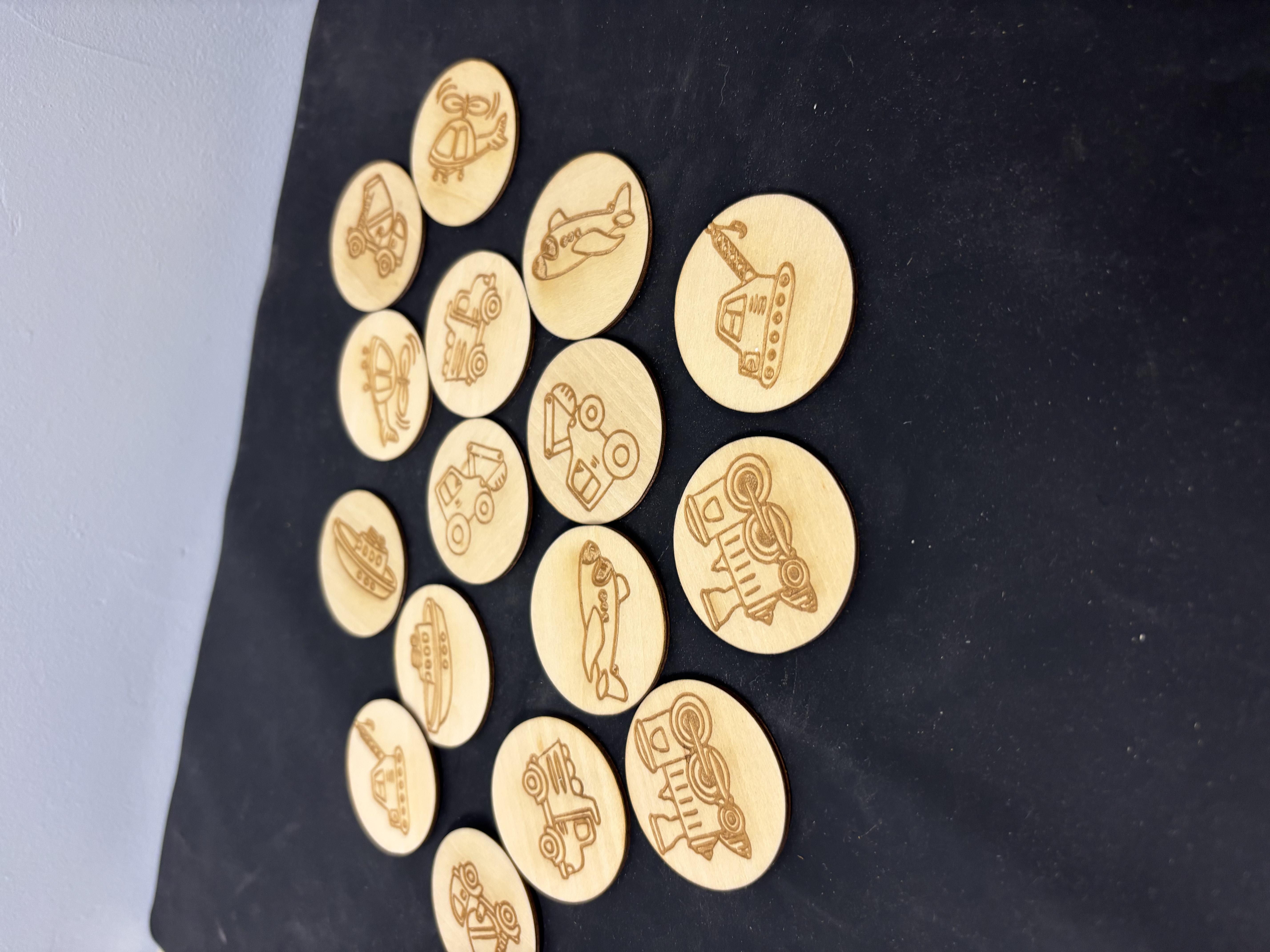 Trucks and Things Matching Game