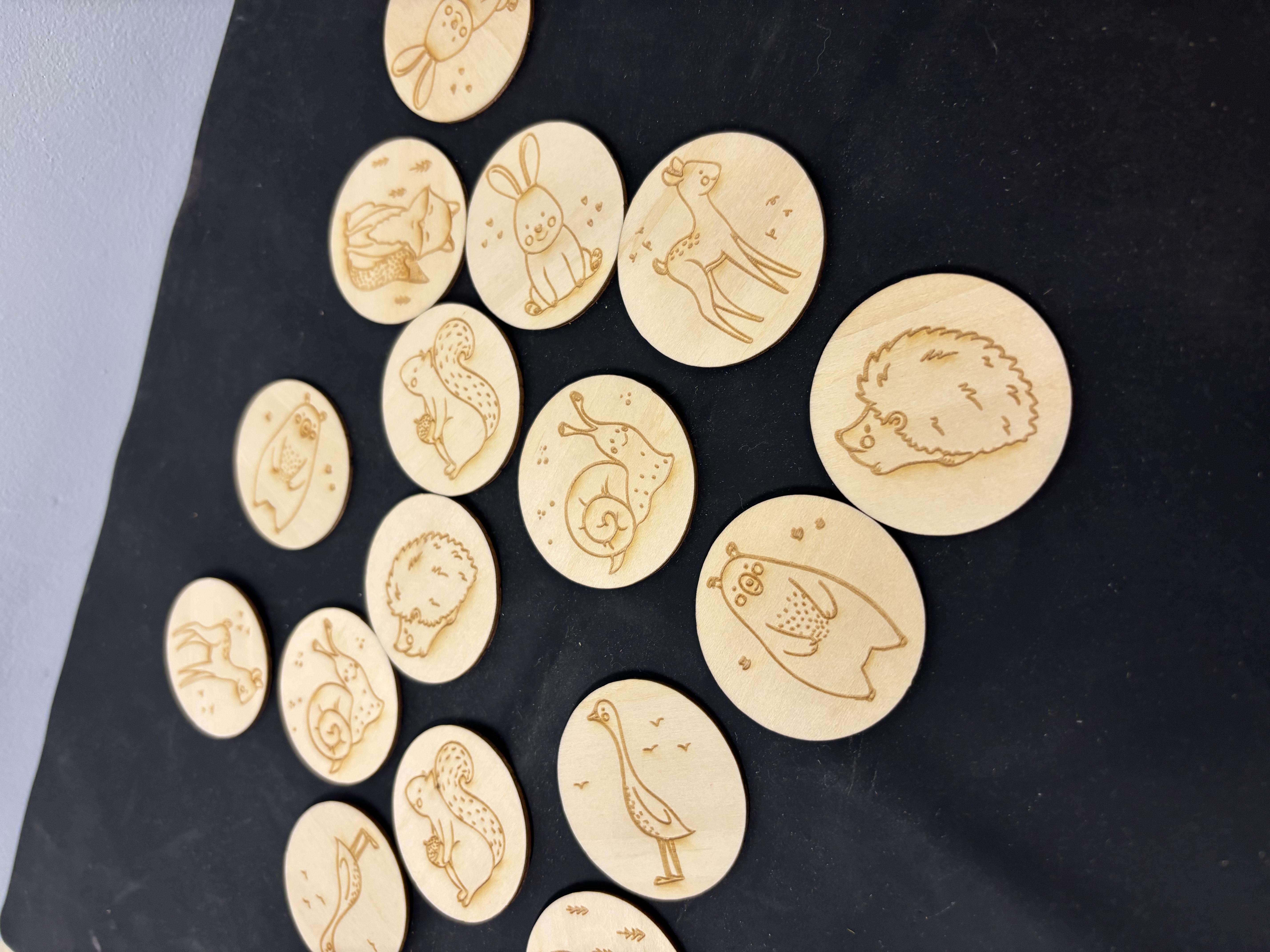 Woodland Creature Matching Game