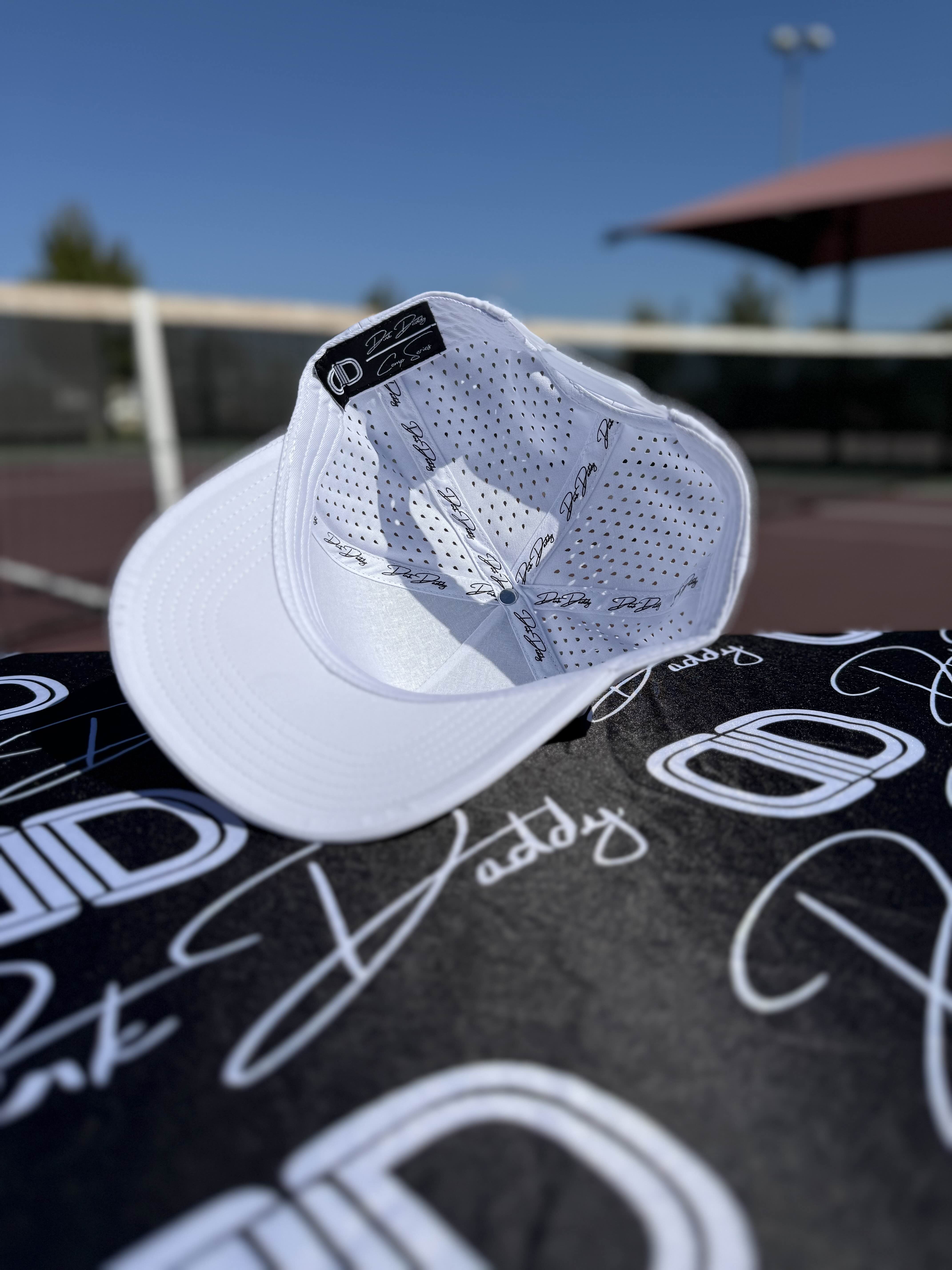 Comp Series 5 Panel Snapback - White