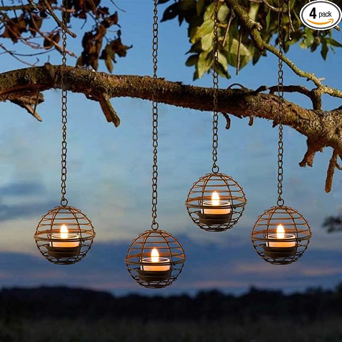 Solar Hanging Lanterns Outdoor Waterproof