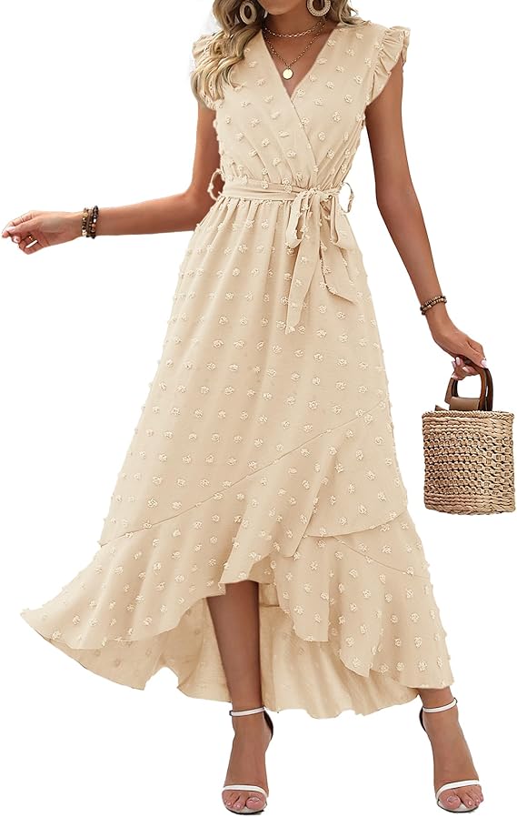 BTFBM Women V Neck Summer Dress