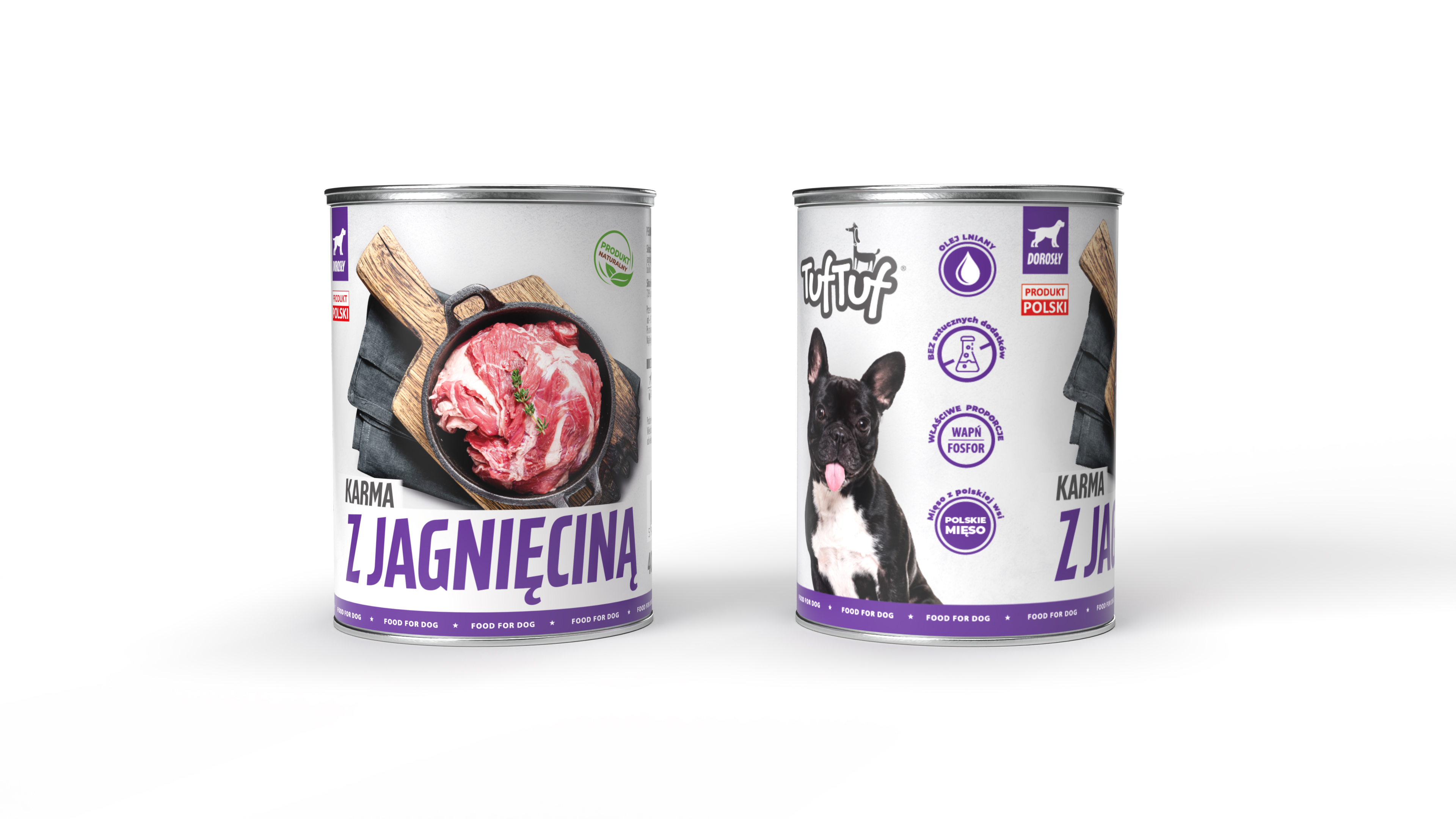 TufTuf Mokra karma dla psa z jagnięciną 400g