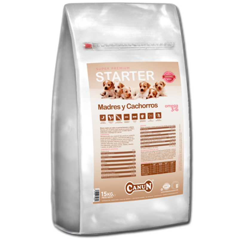 Profesjonalna karma dla szczeniąt i suk karmiących Canun Starter 15kg