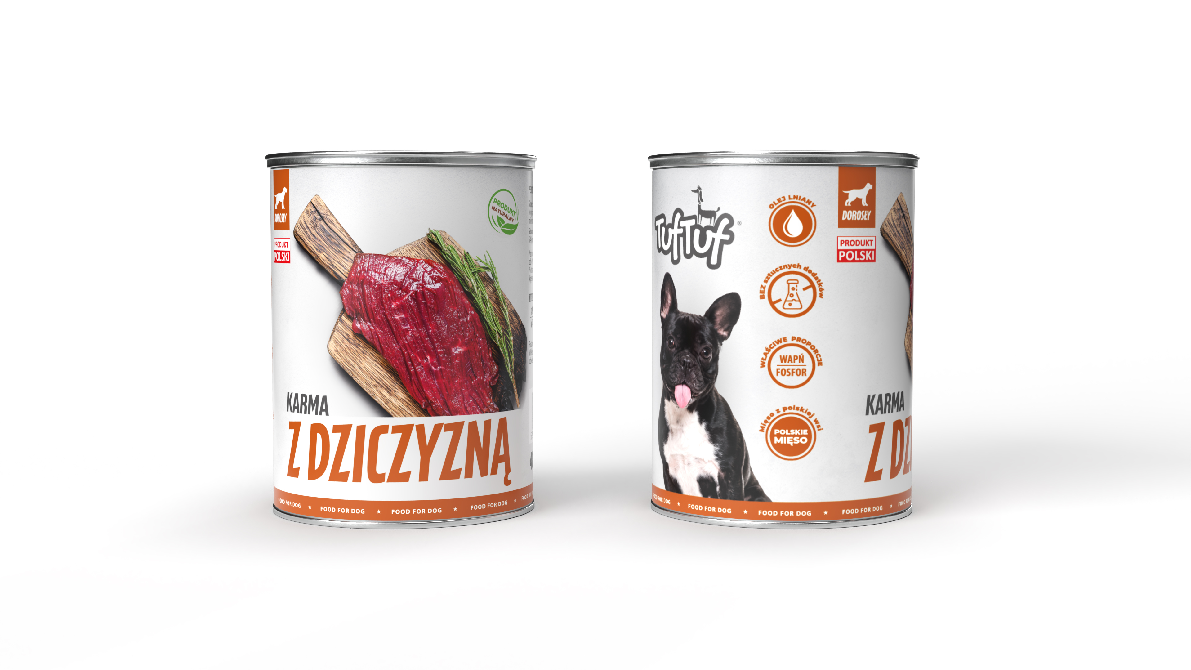 TufTuf Mokra karma dla psa z dziczyzną 400g