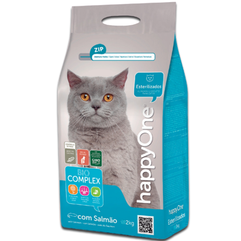 happyOne Sterilized dla kotów dorosłych sterylizowanych 2kg