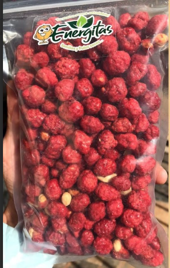 Cacahuate garapiñado rojo