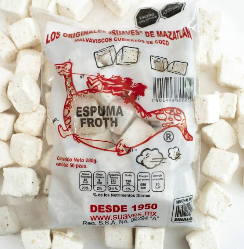 Malvaviscos Cubiertos de Coco