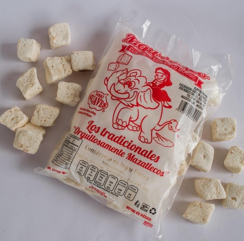 Malvaviscos Cubiertos de Coco 