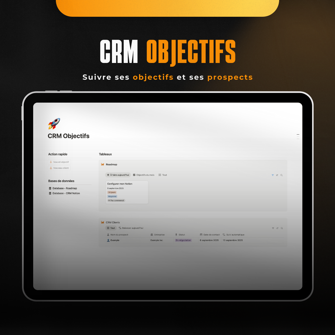 CRM Objectifs