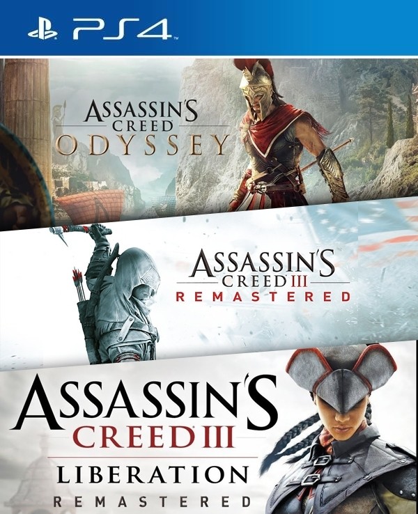 Assasins Creed 3 en 1 PACK PS4 - PS5