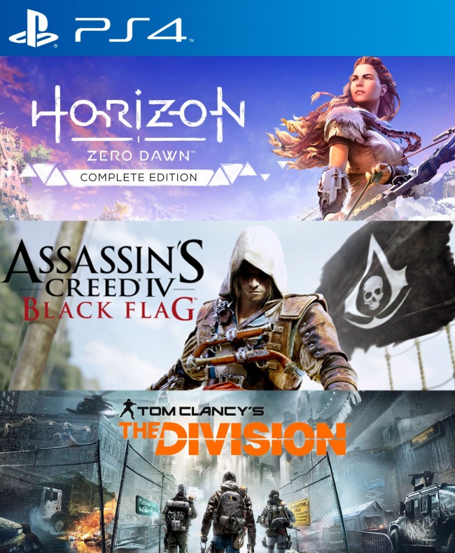 PACK X 3 Juegos PS4 - PS5